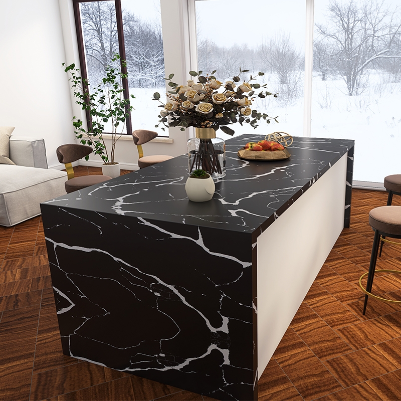 Black Calacatta Quartz Slab-3