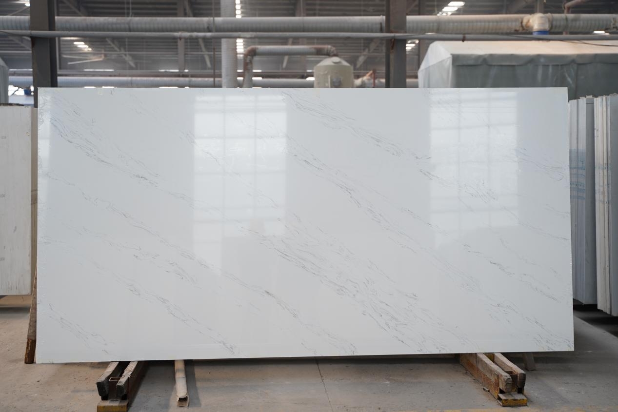 Calacatta အရောင် Quartz Slab