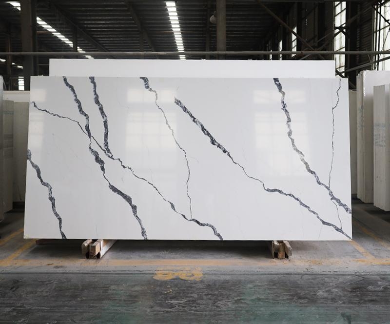 Calacatta quartz slab 6216-1