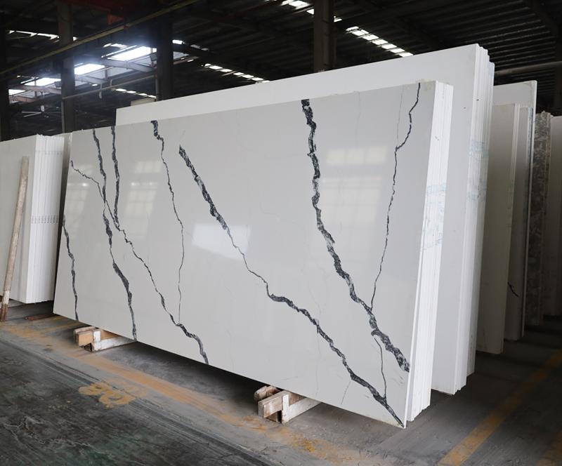 Calacatta quartz slab 6216-3