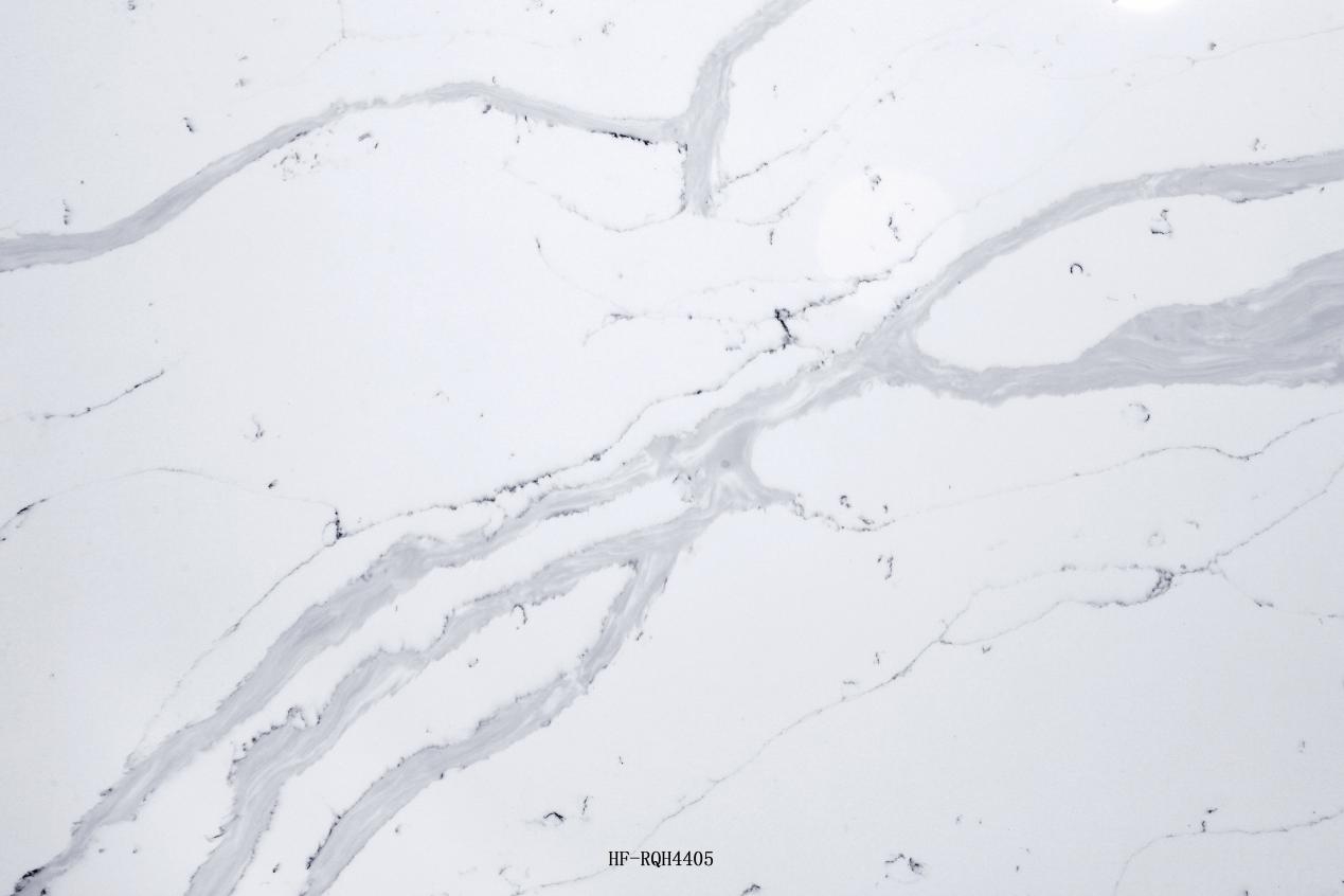 Calacatta quartz slab RQH4405-3