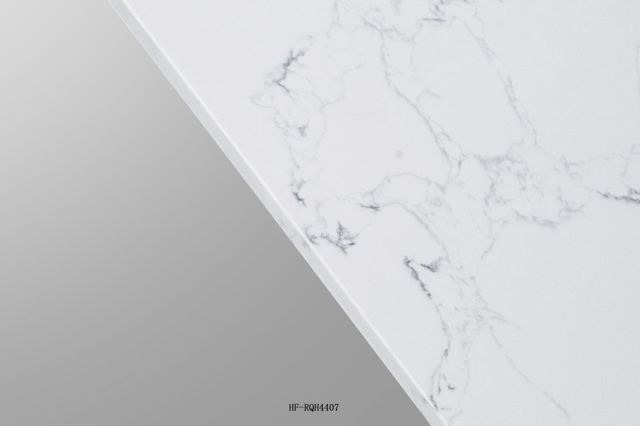 I-Calacatta quartz slab RQH4407-3