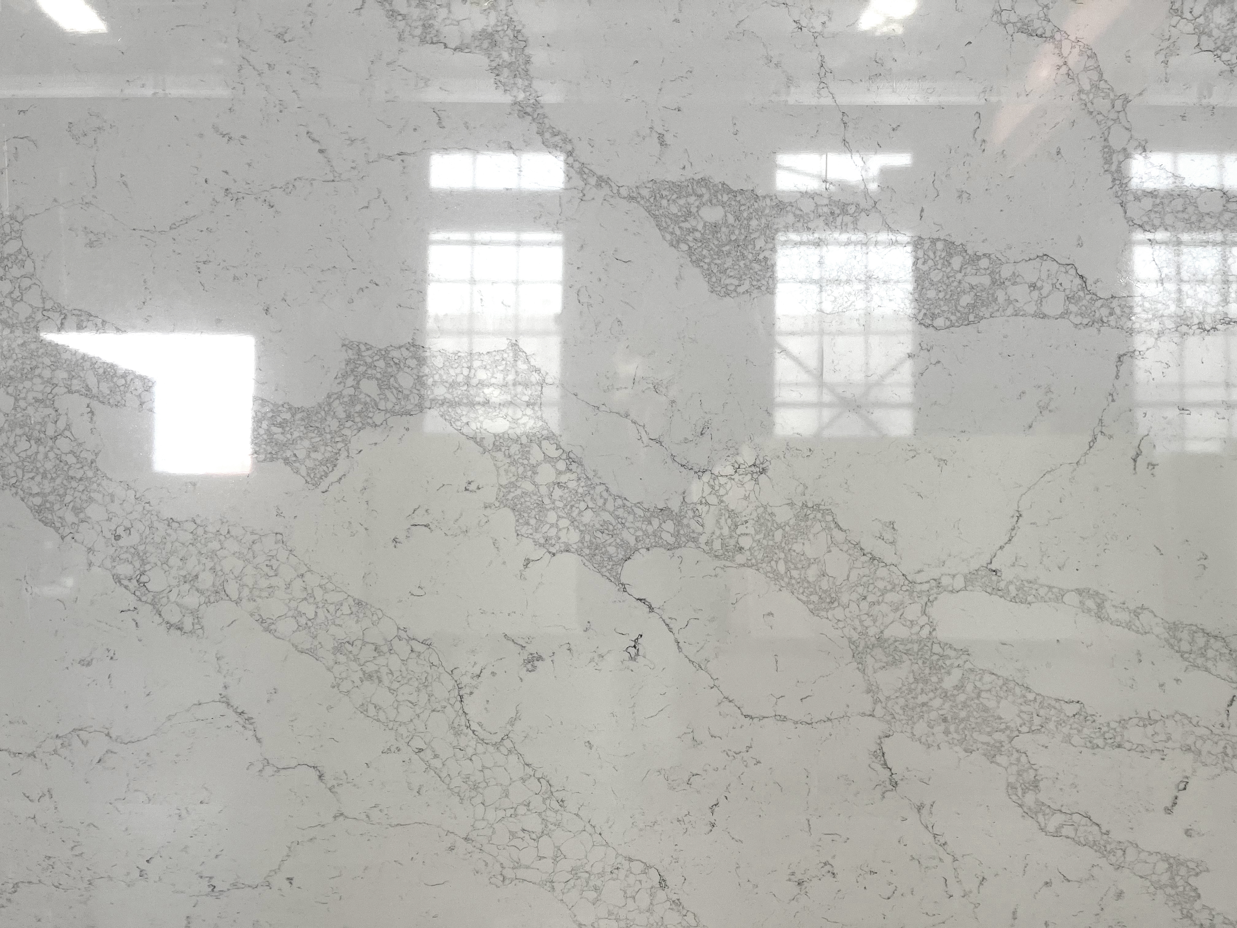 Cararra Color Quartz Slab1