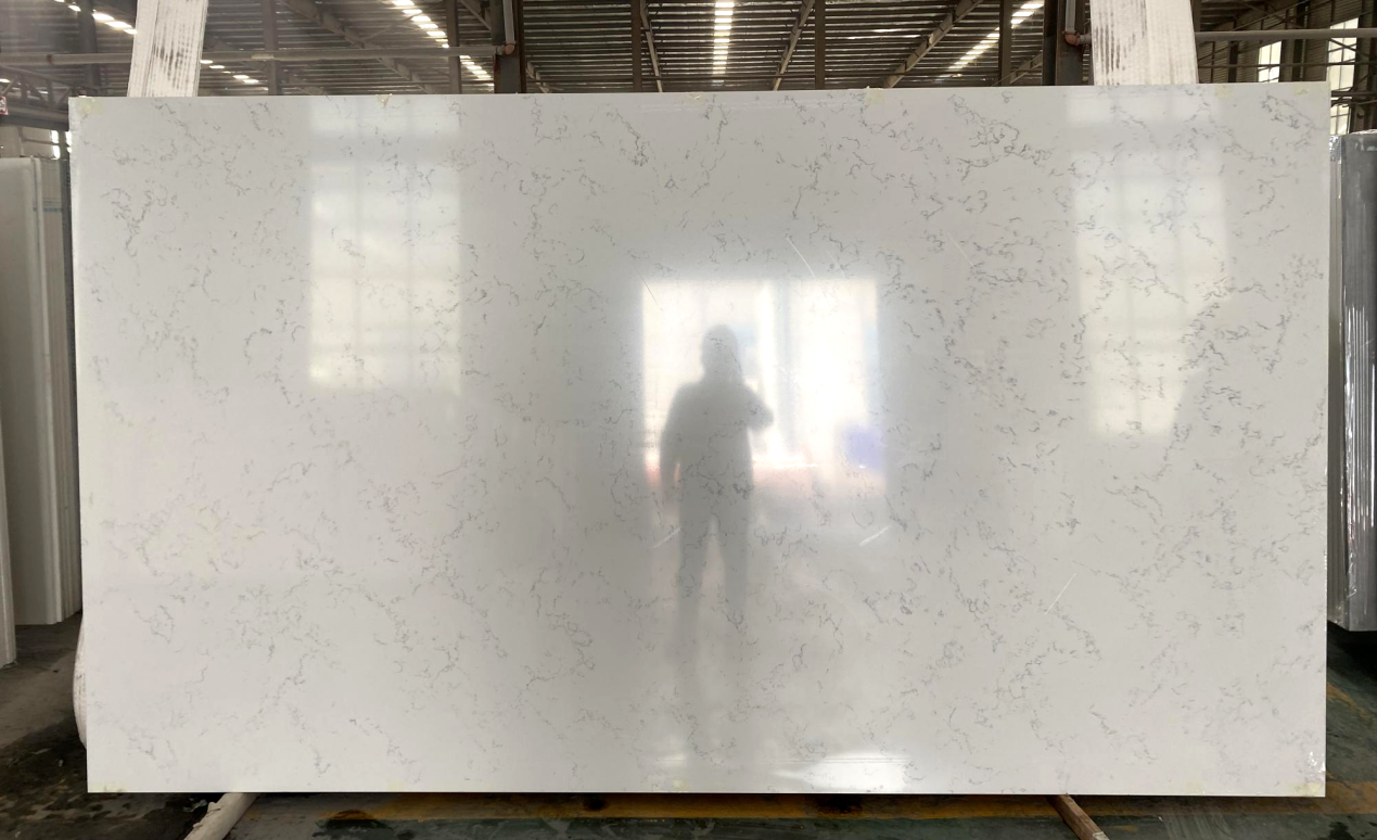 Cararra Quartz Batu Slab