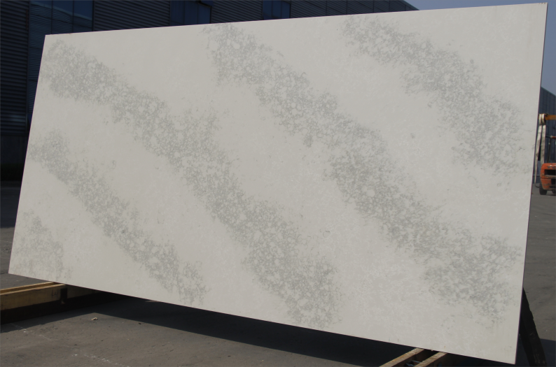 Kararra Quartz Stone Slabs 6308-1