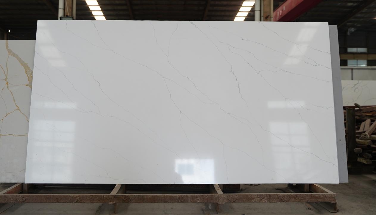 Horizon Quartz Slab Slab ------ Calacatta ១១២១