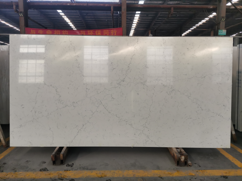 Hvítur Carrara gervi marmari 5143-2