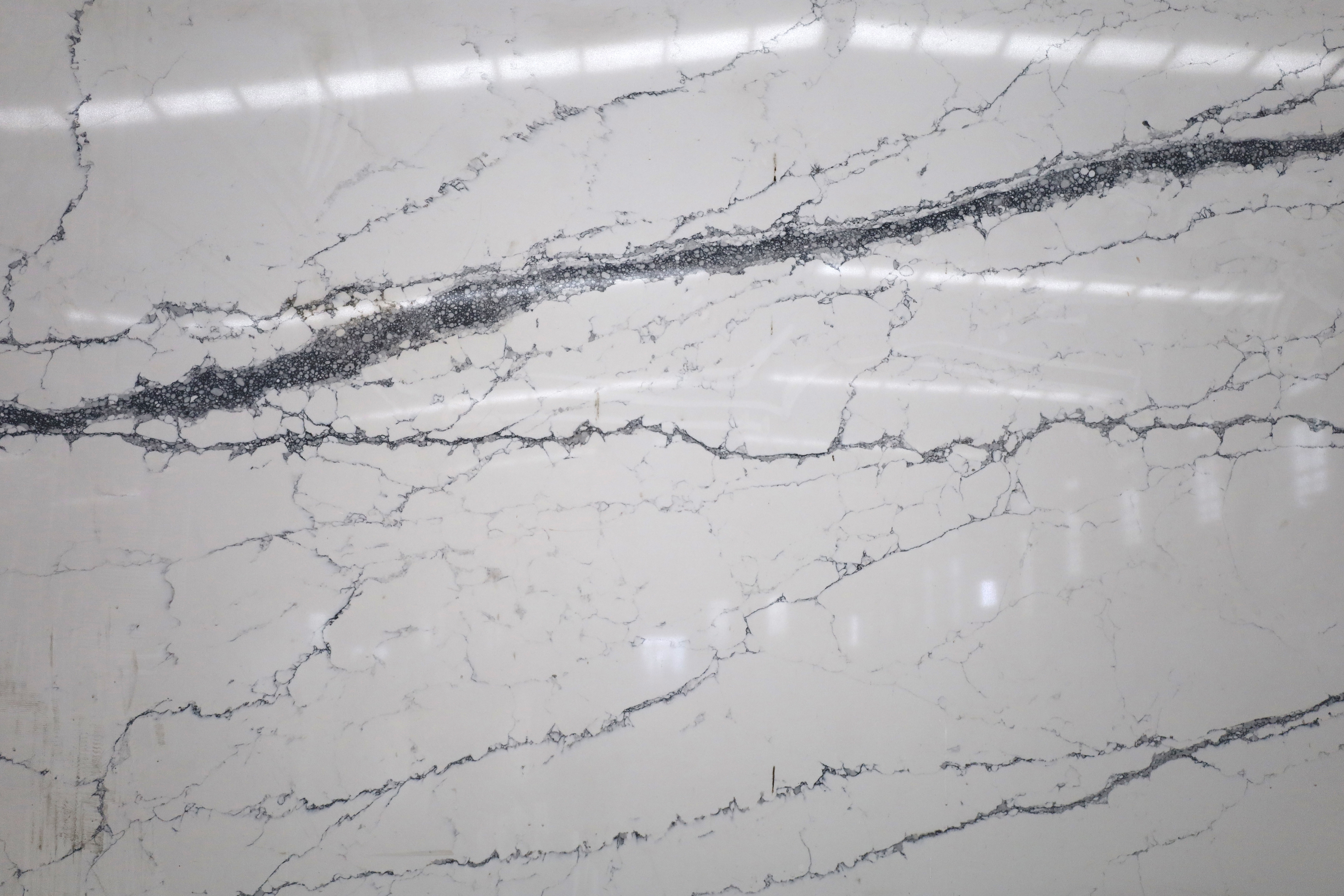 China factory wholesale white calacatta artificial marble engineered quartz stone 1102-1