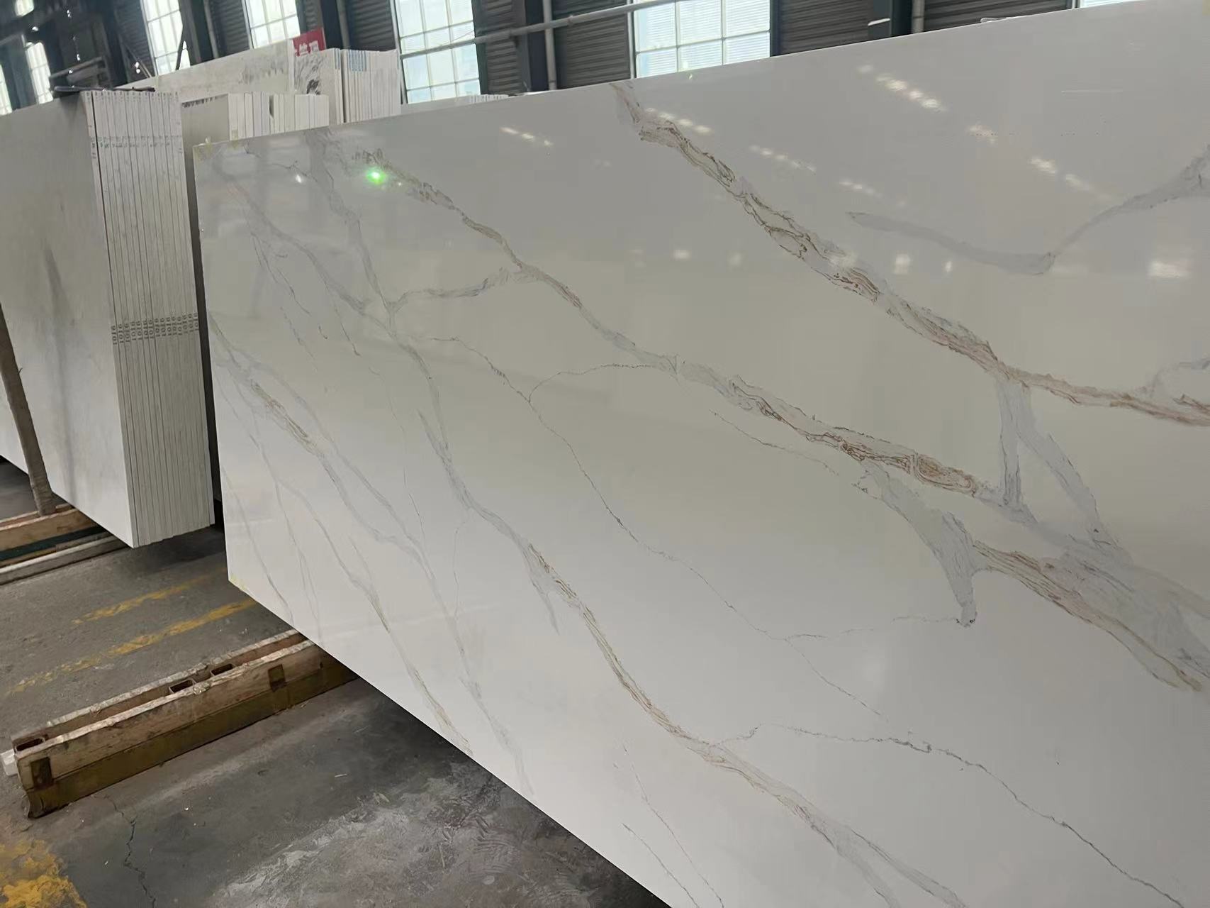 Wholesale Infiniti Horizon Stone quartz slab Infinity 3200x1600mm 15mm ...